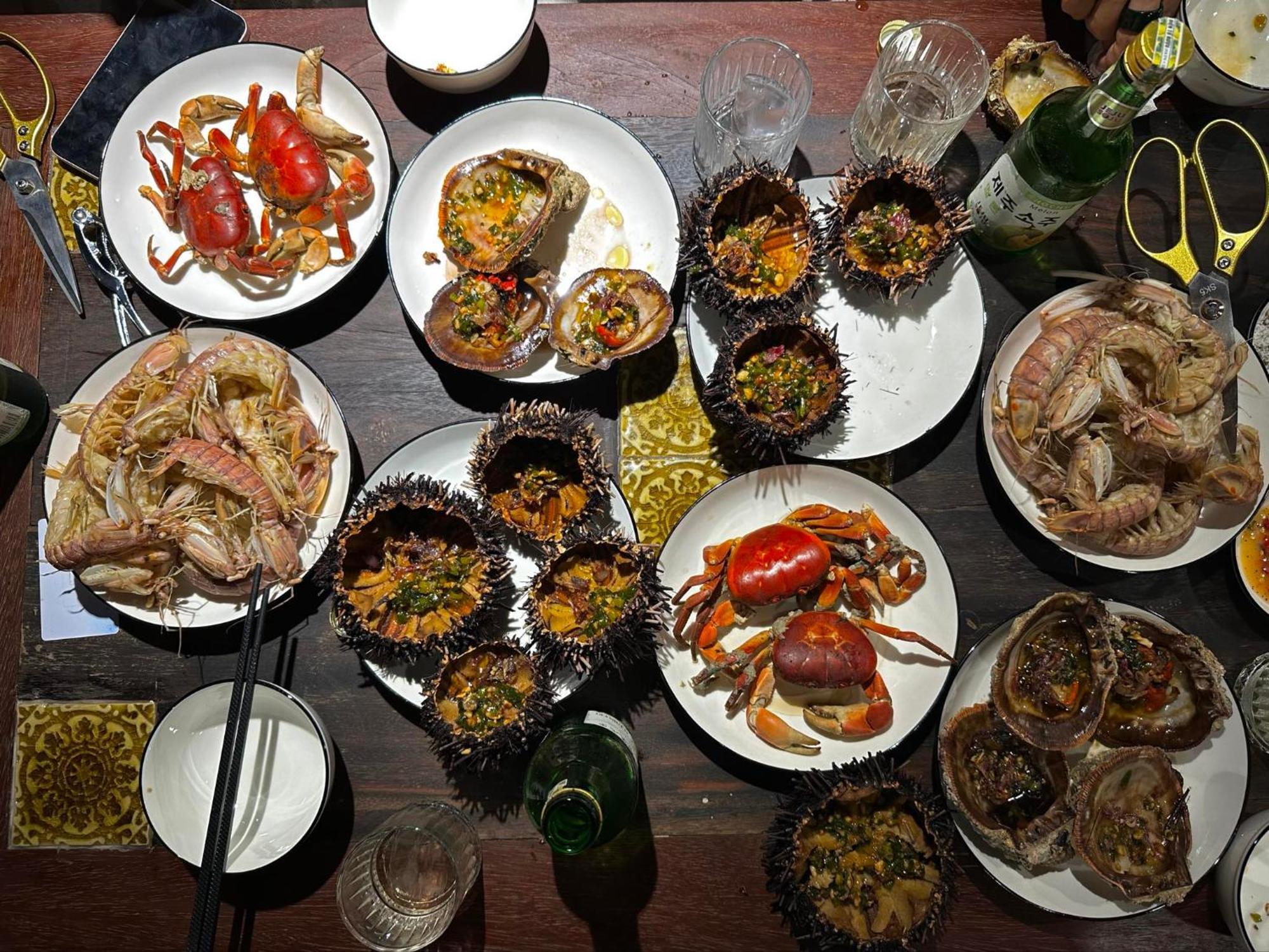 The Coral Homestay & Pub Tân Hiệ Eksteriør billede